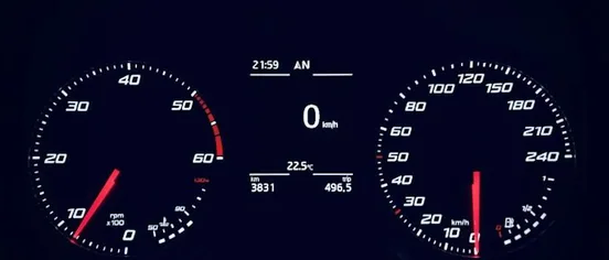 instrument cluster, economy readout