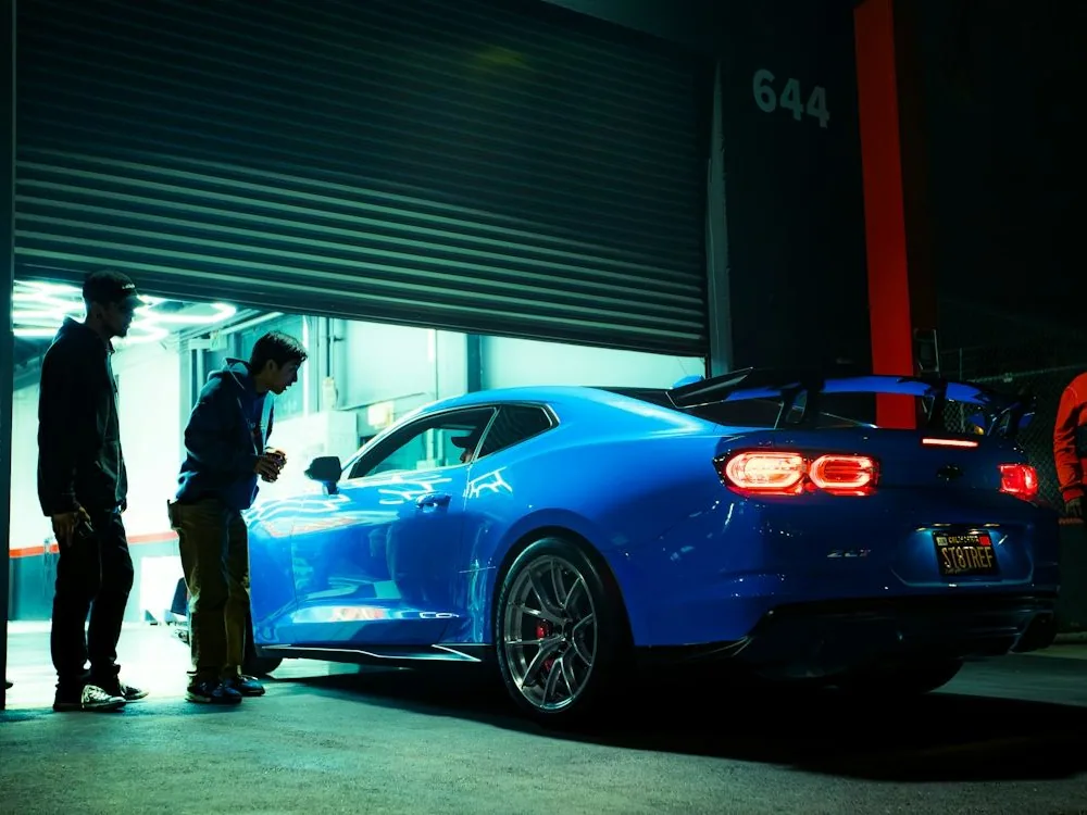 the workshop or dyno cell