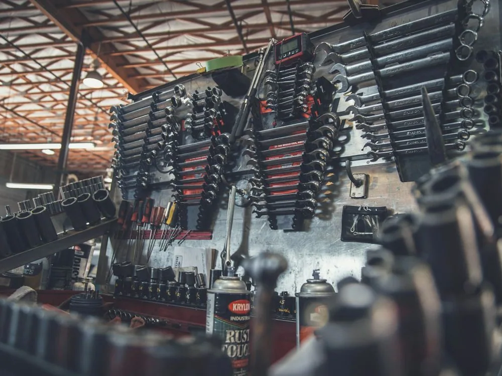 the workshop or dyno cell
