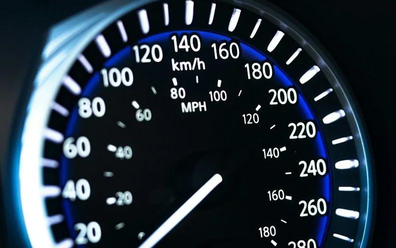a rev counter or gauge, close — article card