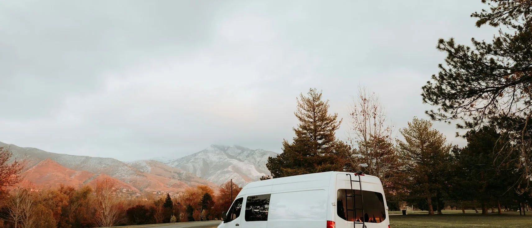 a van on the move — in-article, wide