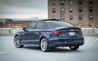 Audi S3 — the named car, side or rear three-quarter