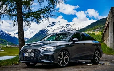Audi S3 — the named car, side or rear three-quarter