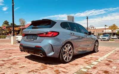 BMW M140i (ZF) — the named car, side or rear three-quarter